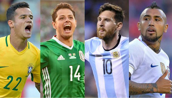 Los cinco equipos más llamativos en la Copa América Centenario