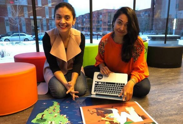 Andrea and Mabel González are the founders of the digital platform "El negro está de moda". Photo by: Nuestro Flow