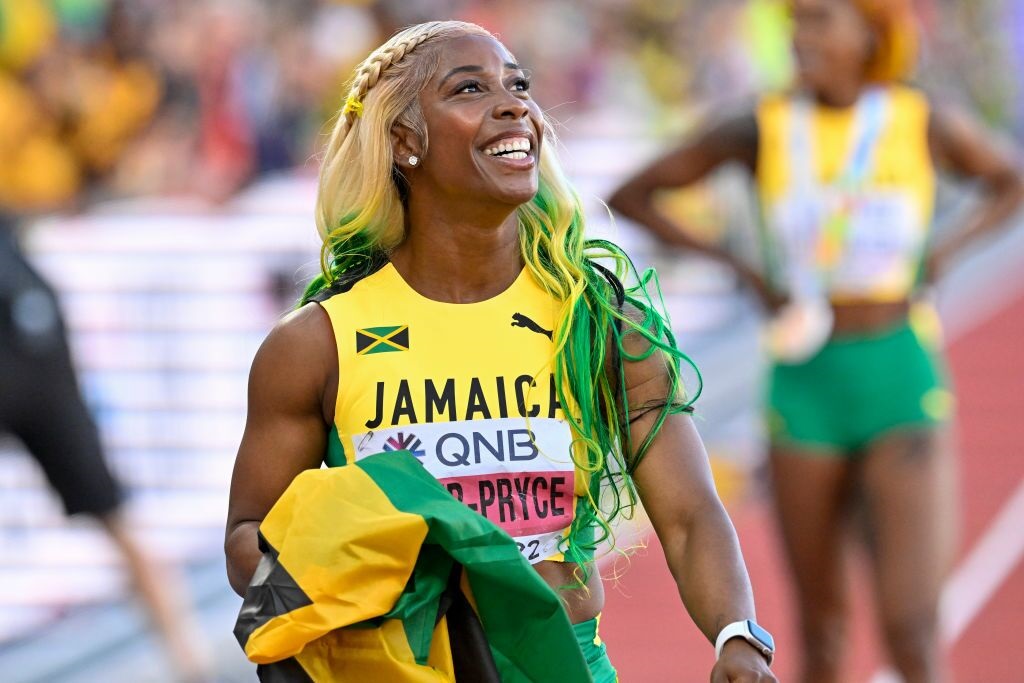 Shelly-Ann Fraser-Pryce, the 'Pocket Rocket,' defying limits and inspiring generations.