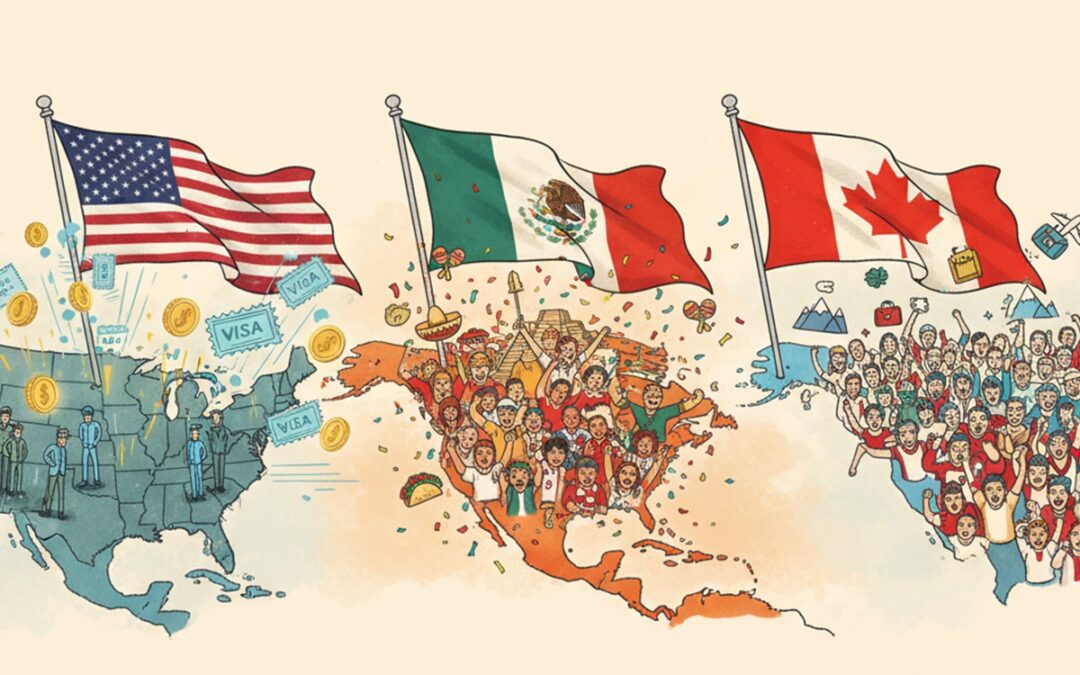 Sky-high ticket prices and strict U.S. visa rules are driving 2026 FIFA World Cup fans toward Mexico and Canada—where passion still feels affordable.