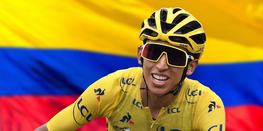 El ciclista colombiano Egan Bernal, mejor deportista latinoamericano de 2019