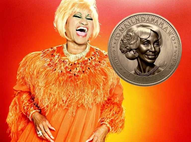 Celia Cruz, la icónica Reina de la Salsa tendrá su rostro en una moneda
