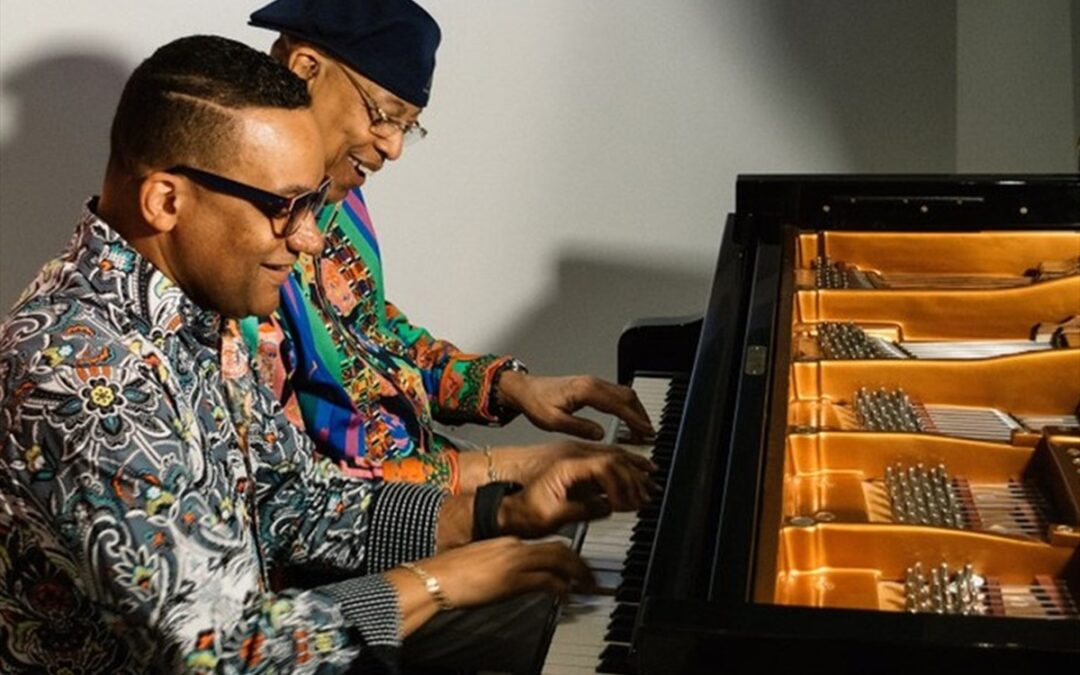 Gonzalo Rubalcaba y Chucho Valdés, dos leyendas del jazz cubano. Foto: The Cuban Bridge.